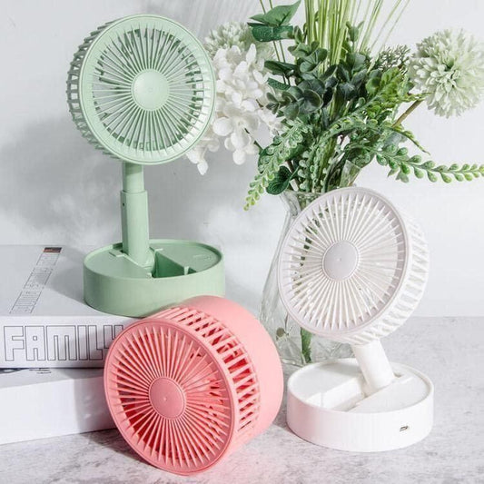 Telescopic Rechargeable Pedestal Fan